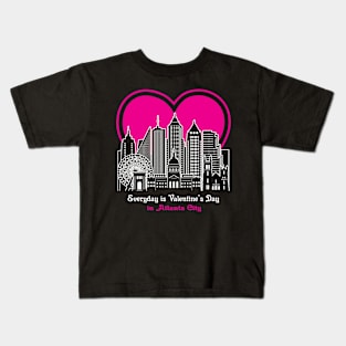 Valentine's Day in Atlanta City Kids T-Shirt